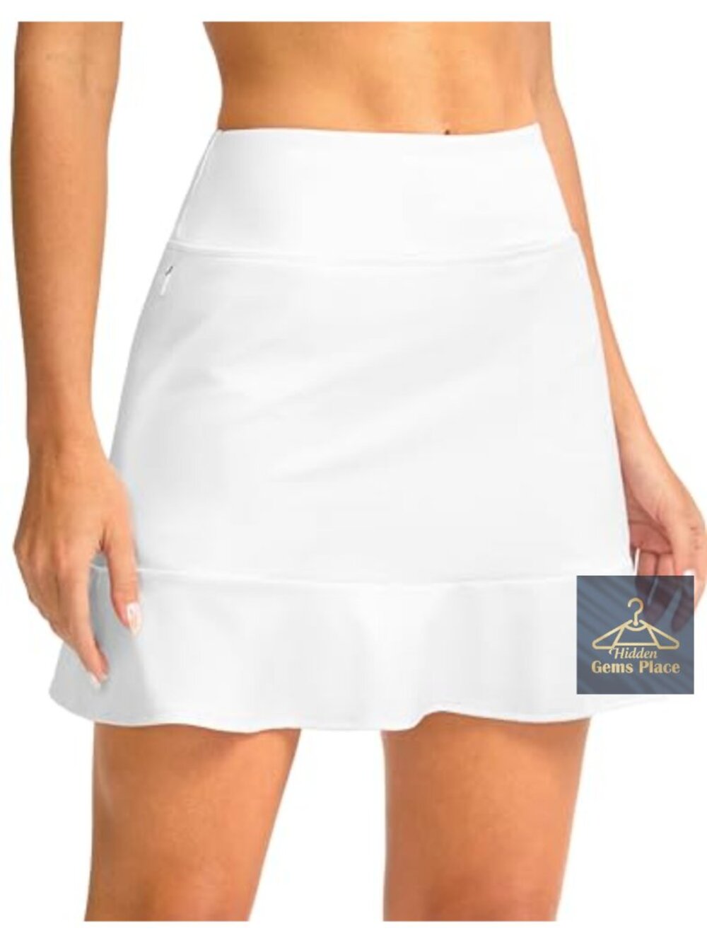 16" Golf Skorts for Women 5 Pockets High Waist Athletic Skort